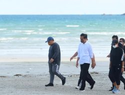 Presiden Jokowi Berolahraga Sebelum Gelar Pertemuan dengan PM Singapura di Bintan