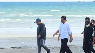 Presiden Jokowi Berolahraga Sebelum Gelar Pertemuan dengan PM Singapura di Bintan