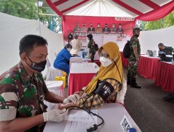 Cegah Covid-19, Forkompimda Indramayu bersama Pertamina Gelar Vaksinasi Booster