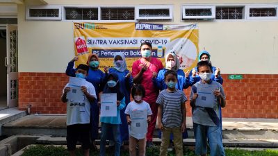 Cegah Penyebaran Covid-19, Forkompimda Indramayu bersama Pertamina Gelar Vaksinasi Booster