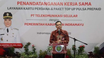 Pemda Indramayu kerjasama dengan PT. Telkomsel tekan angka stunting