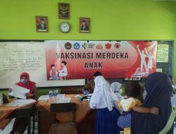 Kodim 0616/Indramayu Lakukan Serbuan Vaksinasi Anak Dosis 2