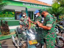 Randis Koramil Diperiksa Kelayakan Oleh Kodim 0616 Indramayu