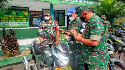 Randis Koramil Diperiksa Kelayakan Oleh Kodim 0616 Indramayu