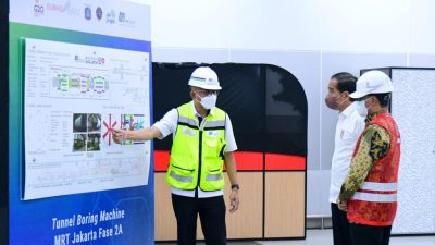 Luncurkan TBM MRT Fase 2A, Presiden Dorong Keberlanjutan Transportasi Modern