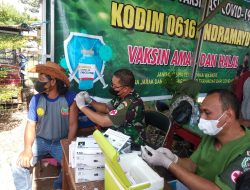 Pasar Tradisional di Indramayu Jadi Target Vaksinasi Mobile TNI