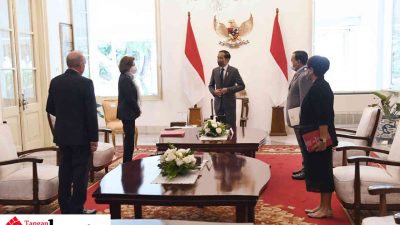 Presiden Jokowi Terima Kunjungan Menteri Angkatan Bersenjata Prancis