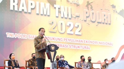 Presiden Hadiri Rapim TNI-Polri Tahun 2022