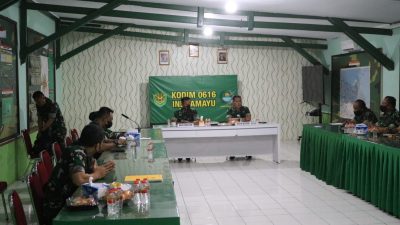 Tim Was Intern Post Audit Itdam III/Slw Kunjungi Kodim 0616/Indramayu