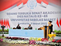 Dies Natalis ke-46 UNS, Presiden: Universitas Harus Lincah dan Cepat Belajar dengan Perubahan