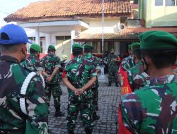 Pasca Swiping Pekerja, Kasdim 0616 Indramayu Pimpin Apel Siaga