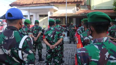 Pasca Swiping Pekerja, Kasdim 0616 Indramayu Pimpin Apel Siaga