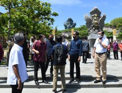 Presiden Jokowi Tinjau Kesiapan GWK Cultural Park untuk KTT G20