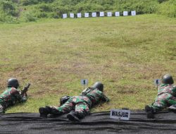 Jajaran TNI Kodim 0616/Indramayu latih Kemampuan menembak
