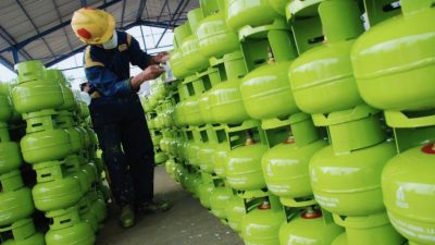 Gas melon 3 kg untuk rakyat miskin mengalami kenaikan