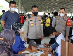 Kapolresta Cirebon Hadiri Zoom Meeting Vaksinasi Serentak Bersama Wakapolri
