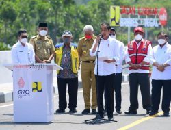 Resmikan Jalan Lingkar Brebes-Tegal, Presiden Harap Perlancar Mudik Lebaran