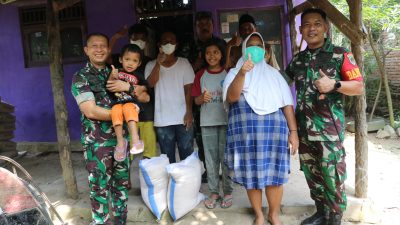 Korem 063 Sunan Gunung Jati, bantu bedah rumah seorang warga di Indramayu