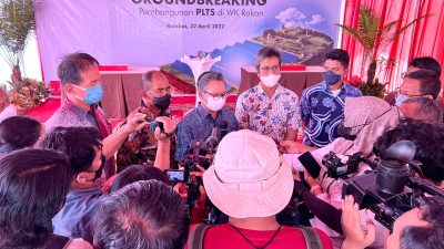 PHR dan PNRE Melakukan Groundbreaking Pembangunan PLTS Berkapasitas 25 MW