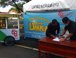 Peduli UMKM, Lapas Indramayu beri bantuan ke pedagang