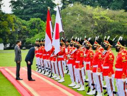 Presiden Jokowi Sambut Kunjungan Resmi PM Kishida di Istana Bogor