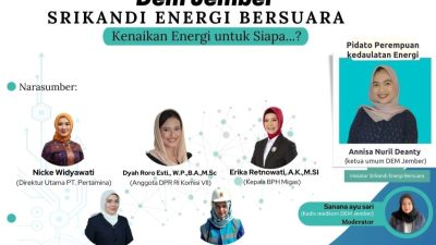 DEM Jember & Sejumlah Srikandi Suarakan kenaikan Harga energi