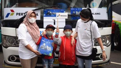 Pertamina Dukung Mudik Aman Mudik Sehat Bersama BUMN 2022