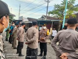 Jaga kondusifitas warga, Kapolsek Songgon turun langsung amankan malam Idul Fitri 1433 H