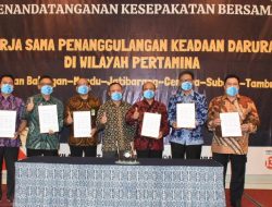 Tingkatkan  kesigapan penanggulangan keadaan darurat, Pertamina Group wilayah Jawa bagian barat tandatangani MoU 