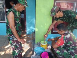 Peringati Hari Lahir Kodam III Siliwangi, Jajaran TNI di Indramayu Renovasi Rumah Veteran