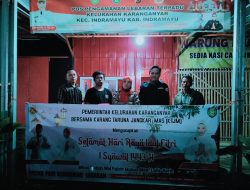 Pemuda Karanganyar Indramayu dirikan Posko Terpadu Lebaran 1443 H