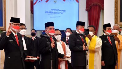 Presiden Joko Widodo Lantik Dewan Pengarah, Kepala, dan Wakil Kepala BPIP