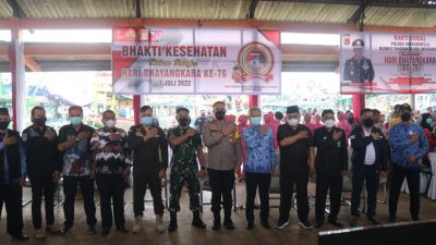 Kolaborasi TNI dan Polri, Bhakti Sosial HUT Bhayangkara