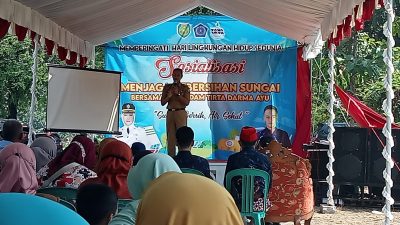 Peringati Hari Lingkungan Hidup Sedunia PERUMDAM Gandeng PJI Indramayu bersihkan sampah di area Waduk Bojongsari