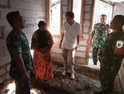 Rumah Wantono Direhab, Dandim 0616 Indramayu Tinjau Lokasi