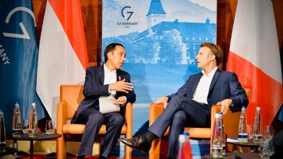 Presiden Jokowi Bahas Situasi Ukraina dengan Presiden Macron