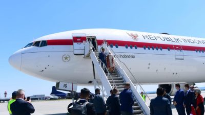 Presiden Jokowi tiba di Rzeszow, Polandia