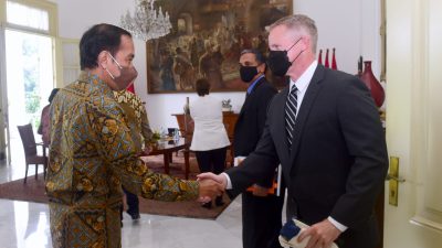 Presiden Jokowi Terima Delegasi Dana Moneter Internasional
