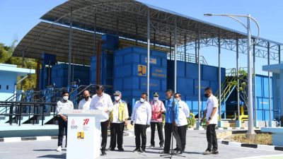 Presiden Joko Widodo Resmikan SPAM Wae Mese II