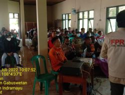 FPRB Sebagai Narasumber Dalam Sosialisasi Kesiapsiagaan Bencana Yang Digelar Oleh BPBD Kabupaten Indramayu