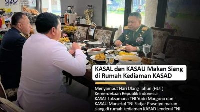 Pimpinan 3 Matra TNI Kumpul di Rumah KSAD usai Pidato Kenegaraan Presiden, Bahas Apa?