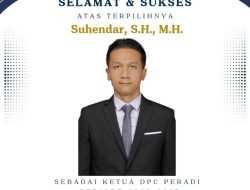 Suhendar Abas Terpilih Menjadi Ketua Peradi DPC Indramayu Periode 2022 -2027