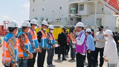 Presiden Jokowi Resmikan Terminal Kijing Pelabuhan Pontianak di Kabupaten Mempawah