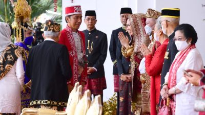 Ragam Baju Adat dan Harapan Sejumlah Menteri Kabinet Indonesia Maju
