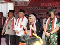 Pemkab.Indramayu Selenggarakan Kirab Kebangsaan Merah Putih Serta Bazar UMKM