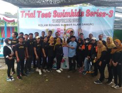 Peringati HAN, Pelajar Kota Kediri Raya Ikuti Pertandingan Trial Tes Swimkids Series 3