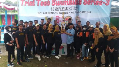 Peringati HAN, Pelajar Kota Kediri Raya Ikuti Pertandingan Trial Tes Swimkids Series 3