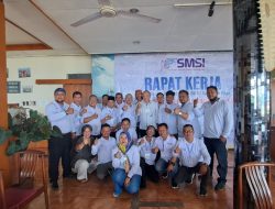 Perdana, Raker SMSI Sukabumi Raya di Palabuhanratu