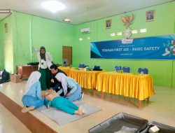 Elnusa ‘CSR Goes to Community’ Sharing Knowledge First Aid dan Basic Safety di SMAN 4 Mandau Riau