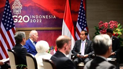Presiden Jokowi Lakukan Pertemuan Bilateral dengan Presiden AS Joe Biden